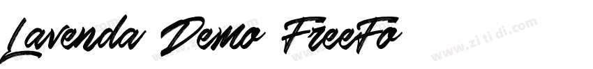Lavenda Demo FreeFo字体转换